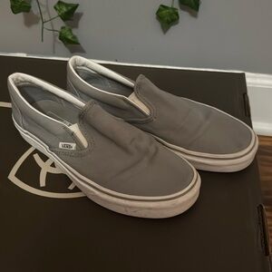 Grey vans shoes